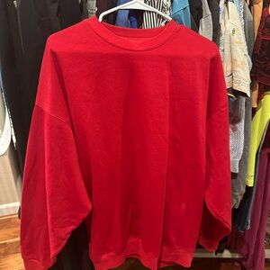 Hanes Vibrant Red Crewneck Sweater xl